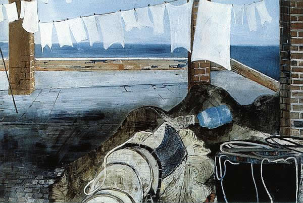 fishing nets on Burano