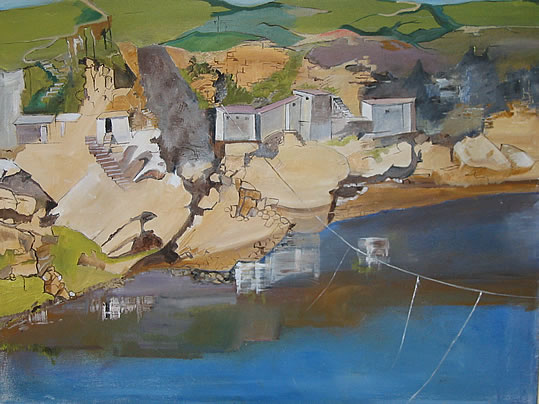 Girl on a Cotswold Wall